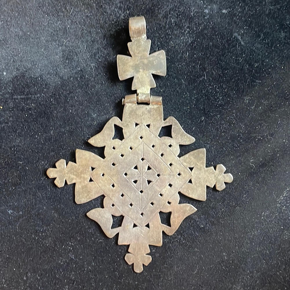 Cross figure, Approximately 5 1/4 inches no chain or cord included for this item